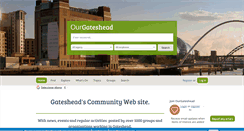 Desktop Screenshot of ourgateshead.org